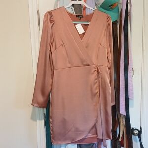 Blu Pepper Blush Long Sleeve Dress